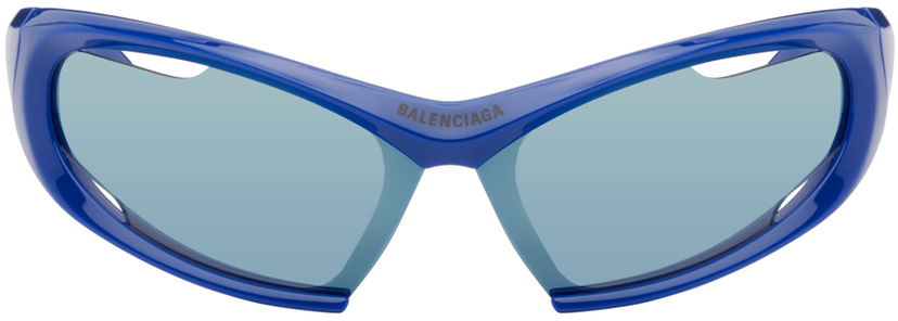 Slnečné okuliare Balenciaga Dynamo Rectangle Sunglasses Navy | BB0318S-002