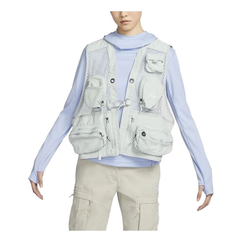Vesta Nike ACG ACG Buttles Utility Vest Šedá | DN3920-034