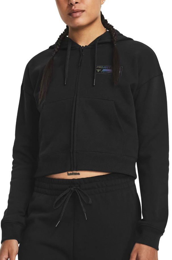 Mikina Under Armour Pjt Rck HW Terry FZ Q4 Čierna | 1380735-001, 0