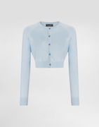 Dolce & Gabbana Silk Cropped Cardigan