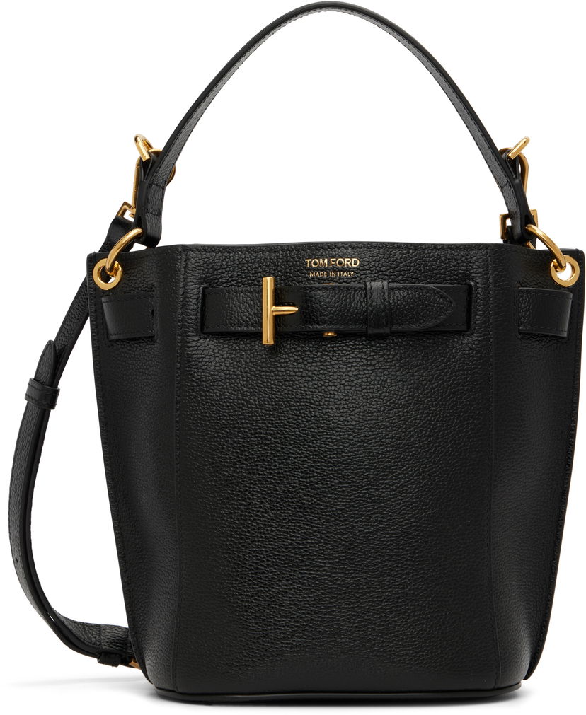 Kabelka Tom Ford Tom Ford Mini Audrey Grained Leather Bucket Bag Čierna | S0481-LCL429X