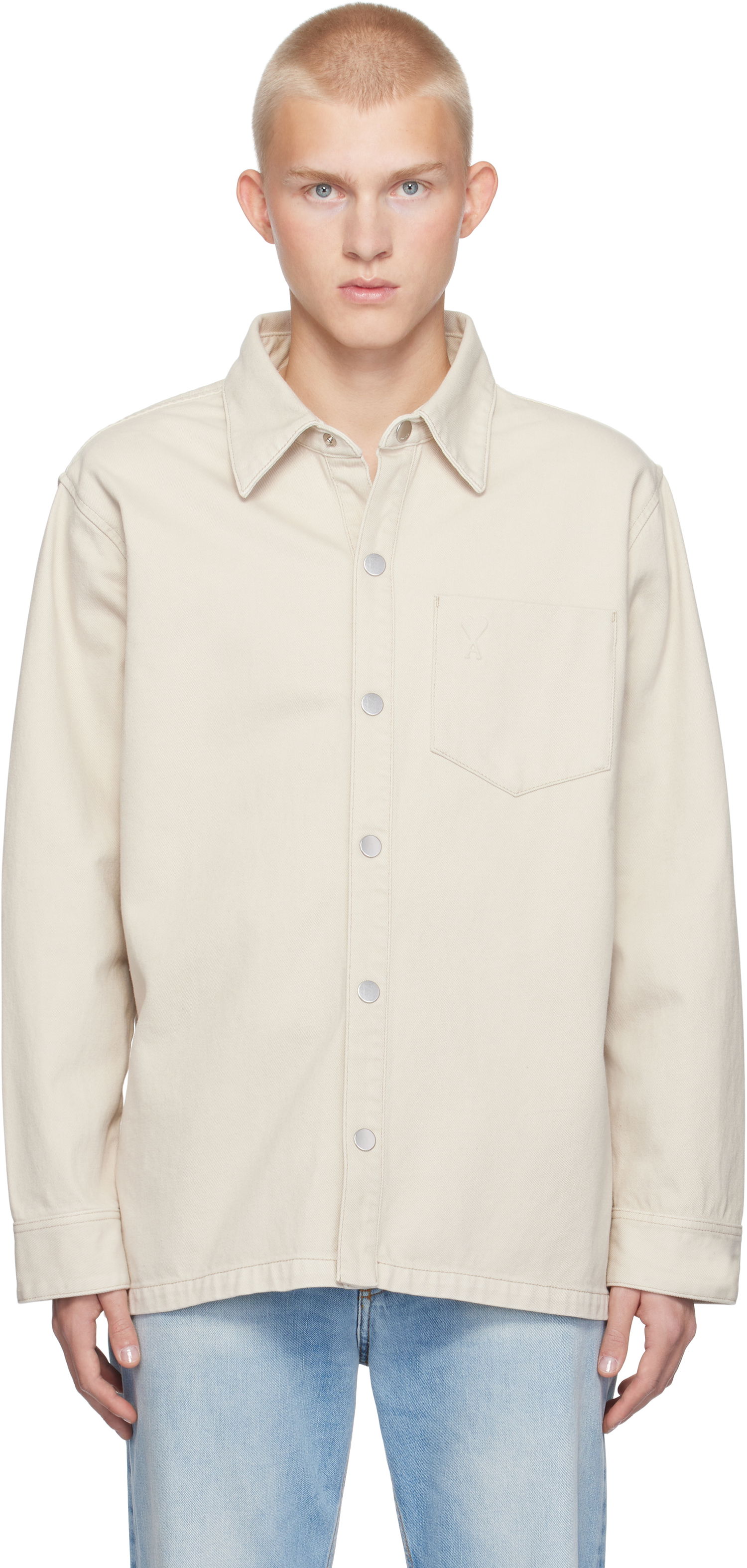 Košeľa AMI Shirt Béžová | UJK261.CO0037, 0