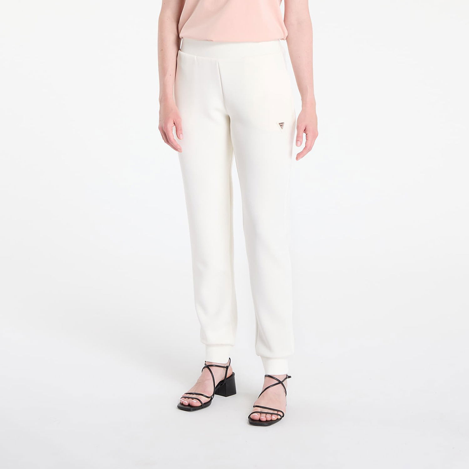 Nohavice GUESS GUESS Olympe Long Pants Biela | V4YB08KCAY2-G6K5, 0