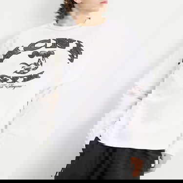 Tričko Acne Studios Acne Studios Exford U Layered Long Sleeve T-Shirt, Size Small Biela | CL0404-DC6, 5