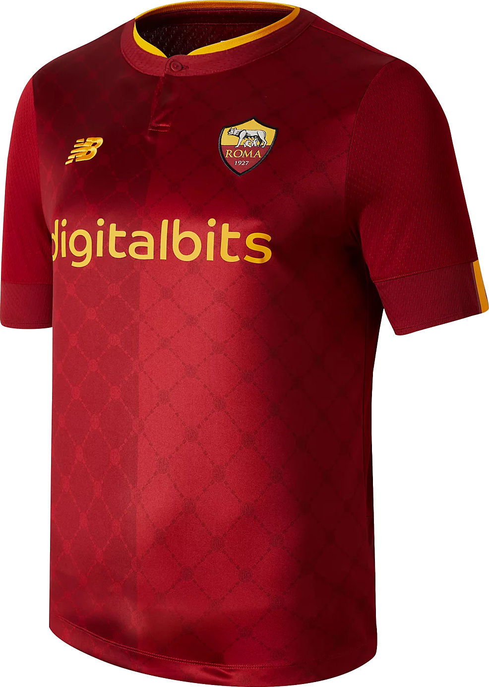 Košeľa New Balance AS Roma Home Jersey 2022/23 Červená | mt231244-hme, 0