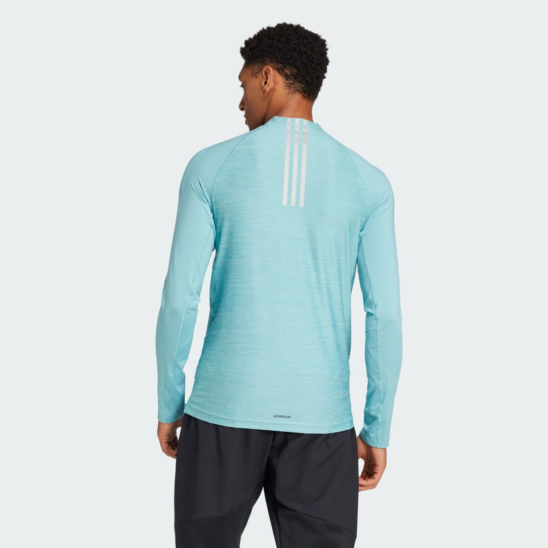 Gym+ Training 3-Stripes 1/4-Zip Long Sleeve