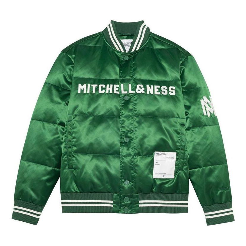 Bomber bunda Mitchell & Ness Mitchell & Ness Padded Bomber Jacket Zelené | MNSYAWTODJ025-GRN