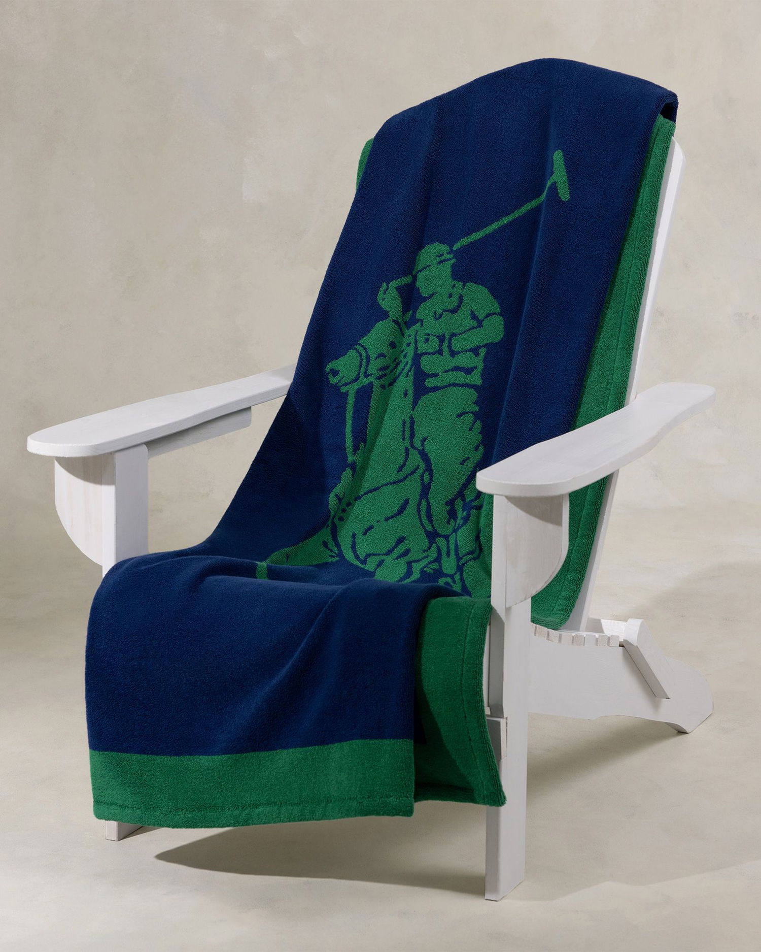 Doplnky Polo by Ralph Lauren Polo Ralph Lauren Polo Jacquard Beach Towel 100cm x 170cm Modrá | 1023406, 1