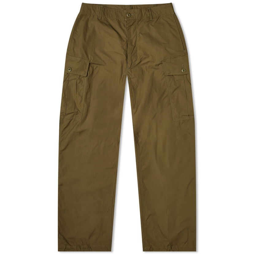 Cargo nohavice BEAMS Beams Plus Mil 6 Pocket Ripstop Pants Zelené | 3824-0081-803-67