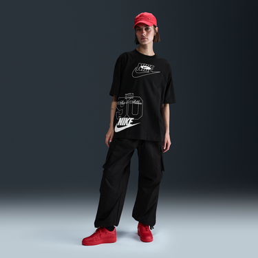 Tričko Nike Sportswear Loose Fit T-Shirt Čierna | HJ2993-010, 4