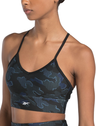 Podprsenka Reebok Reebok ID Train Camo Sports Bra Čierna | 100075418, 2