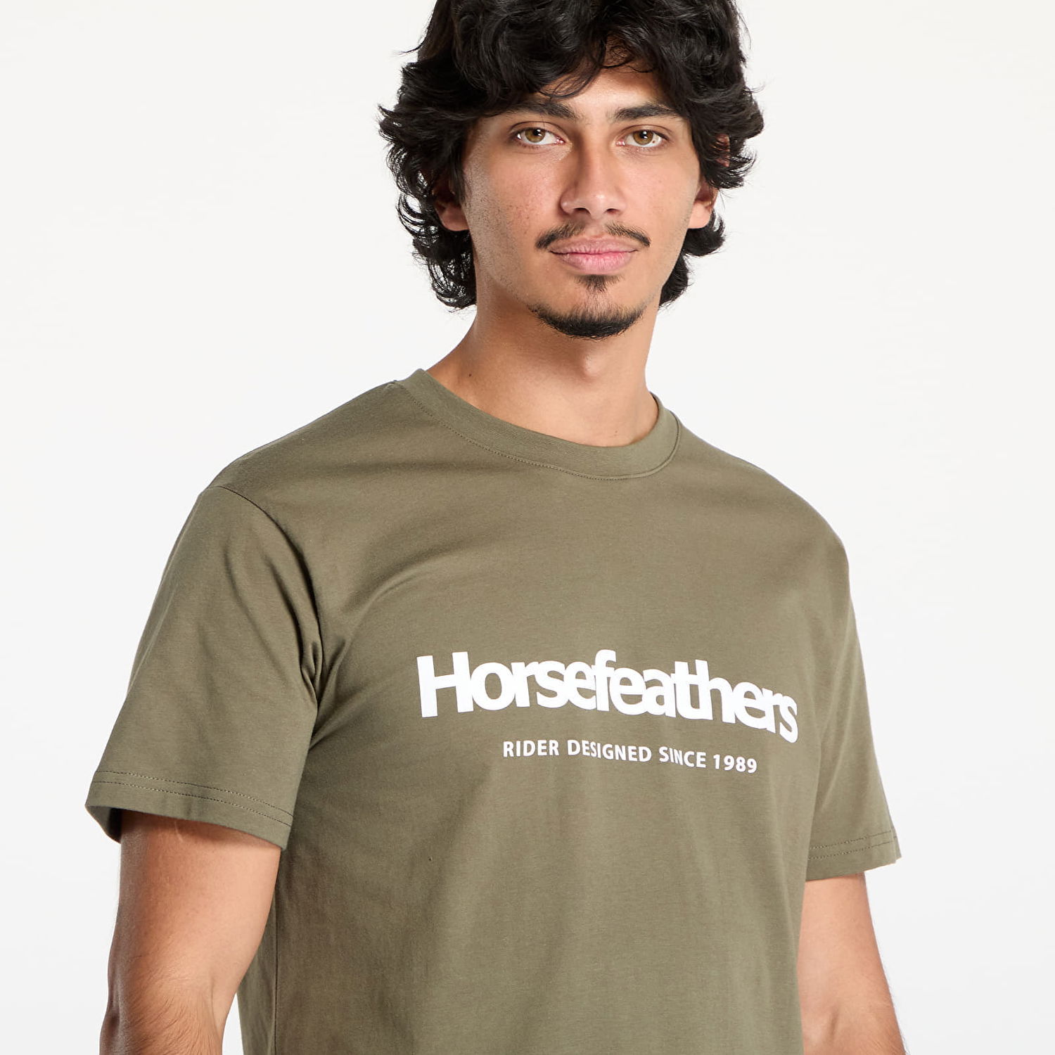 Tričko Horsefeathers Quarter T-Shirt Burnt Olive M Hnedá | SM1178X, 1