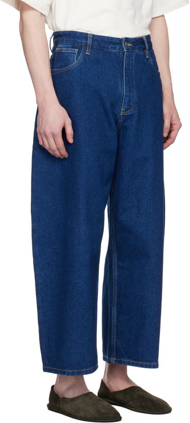 Džínsy Studio Nicholson Studio Nicholson Paolo Wide Leg Jeans Čierna | PAOLO SNM - 1023, 4