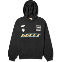 Mikina Gucci Moto Logo Hoodie Čierna | 778379-XJGEN-1082, 1