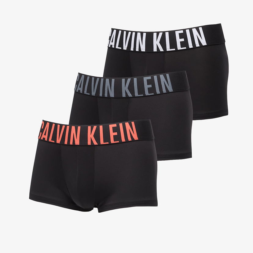Boxerky CALVIN KLEIN Low Rise Trunk 3-Pack XL Čierna | 000NB3611A 2QS