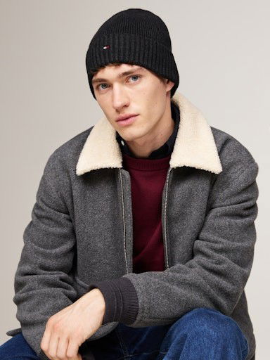 Kulicha Tommy Hilfiger Beanie Čierna | AM0AM12796PA7