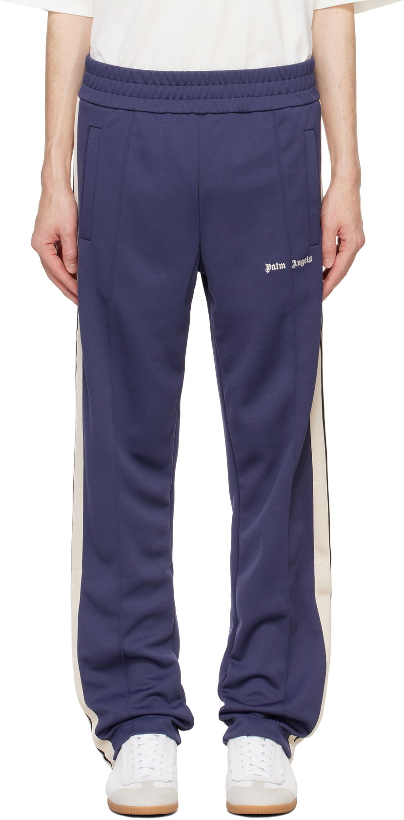 Tepláky Palm Angels Track Pants Modrá | PMCJ020C99FAB0014603