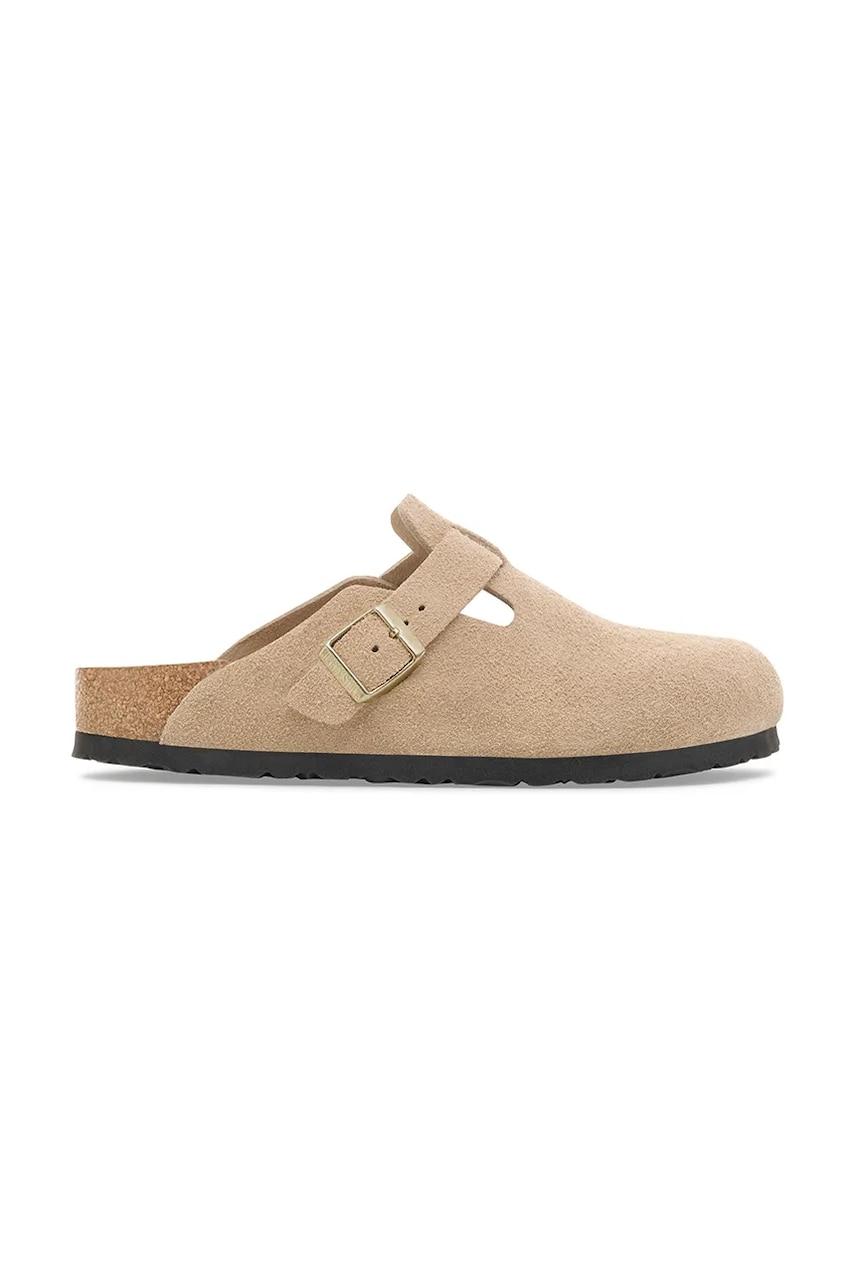 Tenisky a topánky Birkenstock Birkenstock Boston Suede Clogs Béžová | 1030883, 0
