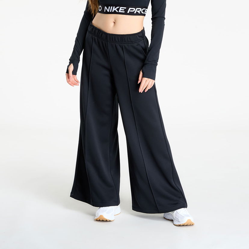 Tepláky Nike Sportswear Mid-Rise Wide-Leg Track Pants Čierna | IH8514-010