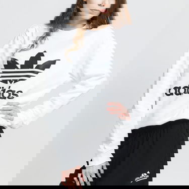 Mikina adidas Originals Trefoil Crew Biela | gn2961, 3