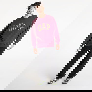 Mikina GAP Oversized Heavyweight Sweatshirt Vínová | 821259-02, 3