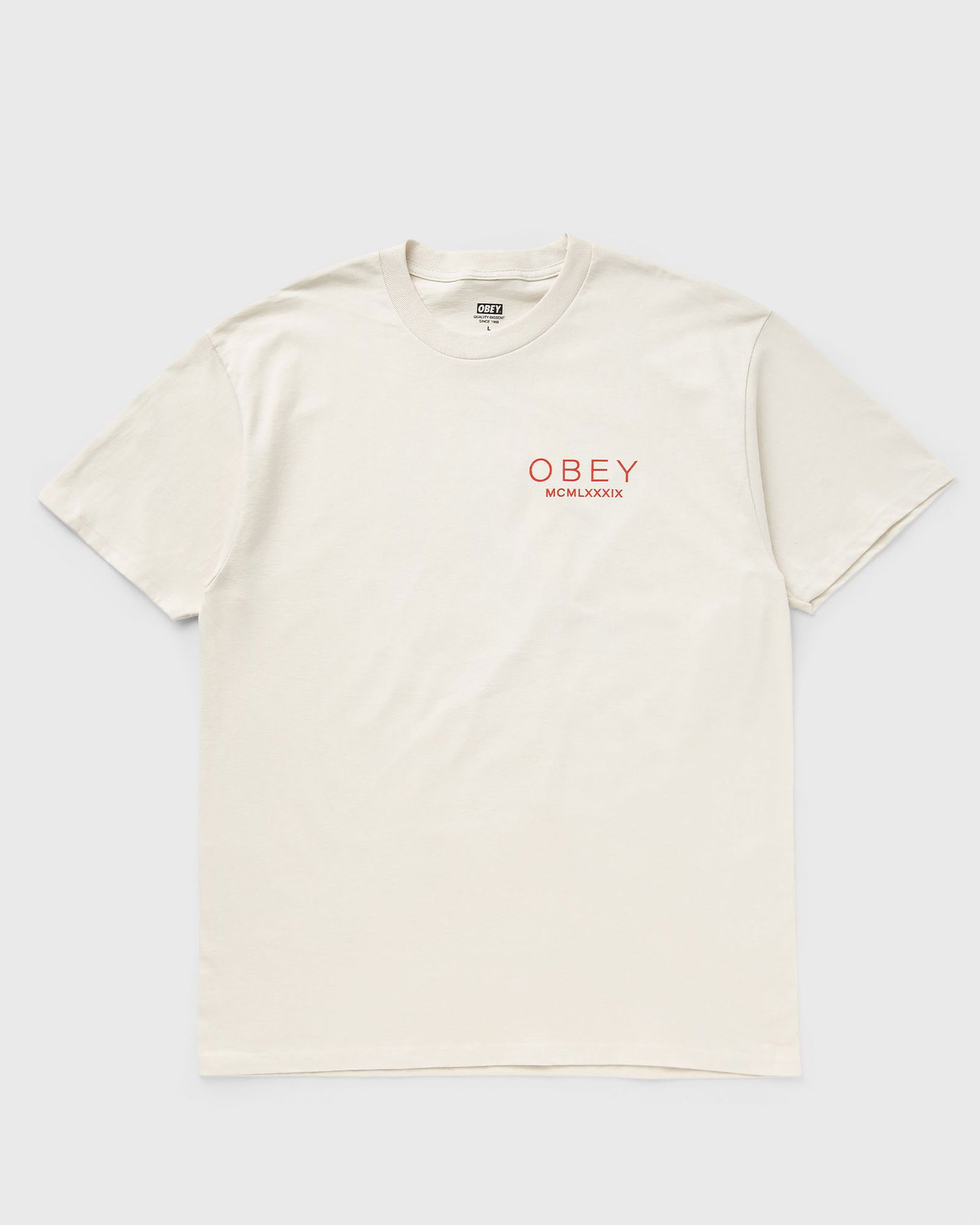 Tričko OBEY Maximus T-Shirt Béžová | 165264142-CRM, 1