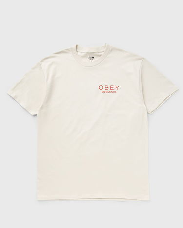 Tričko OBEY Maximus T-Shirt Béžová | 165264142-CRM, 1