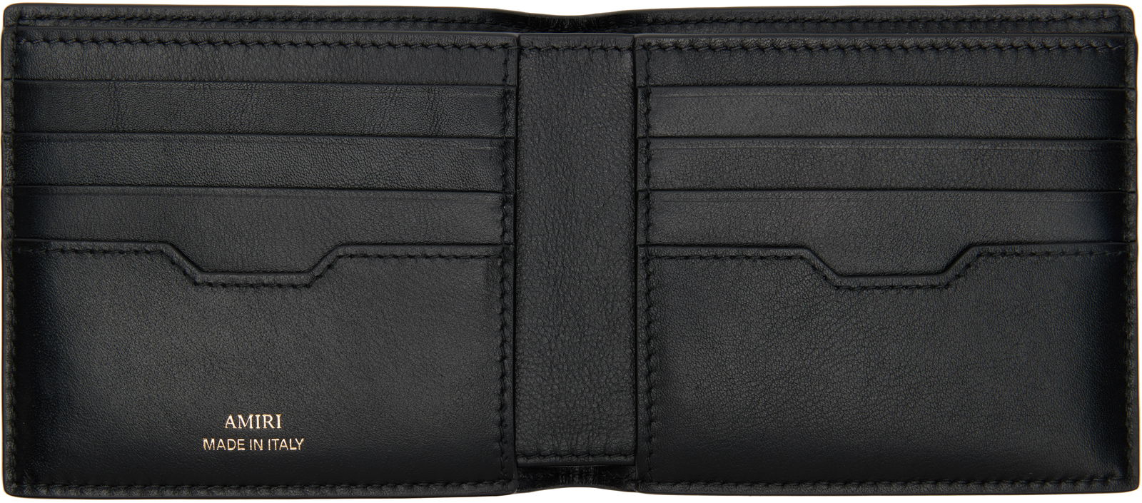 Quad Embossed Leather Bifold Wallet