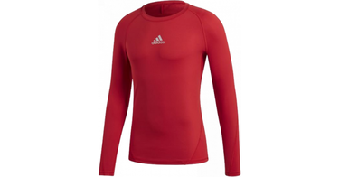 Košeľa adidas Originals Alphaskin Long Sleeve Compression Shirt Červená | cw7321, 1
