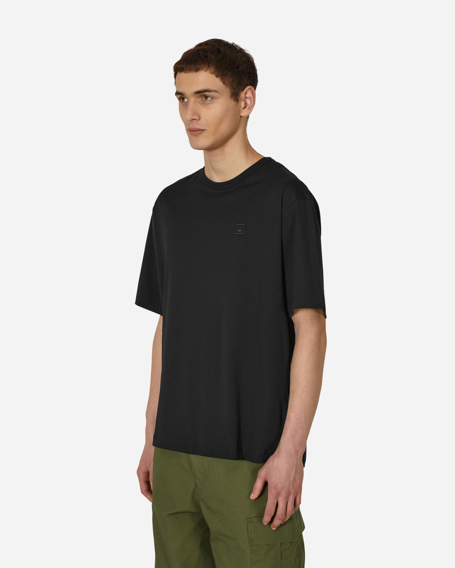 Tričko Acne Studios Face Logo T-Shirt Čierna | CL0206- 900, 1