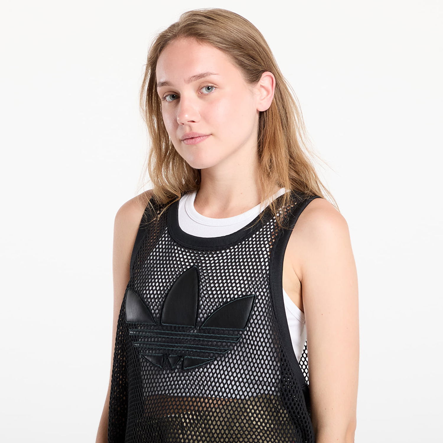 Tielko adidas Originals Jeremy Scott Mesh Tank Top Čierna | JY2020, 1