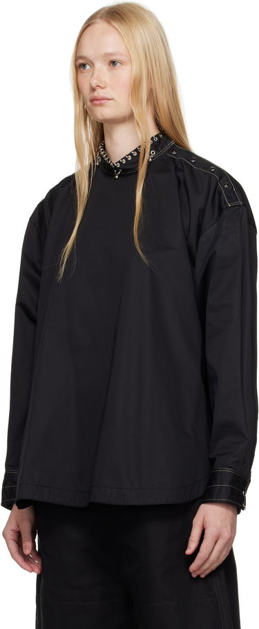Košeľa LEMAIRE Lemaire Embellished One-Shoulder Top Čierna | TO1327 LF1207, 3