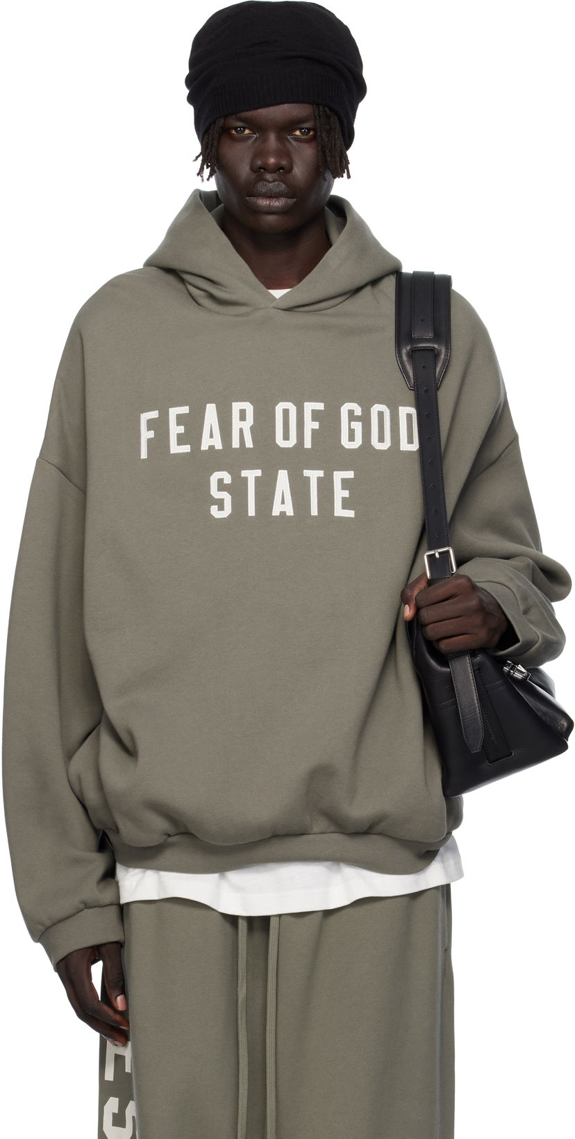 Mikina Fear of God ESSENTIALS 90s Fit Fleece Hoodie Zelené | 192SP256217F