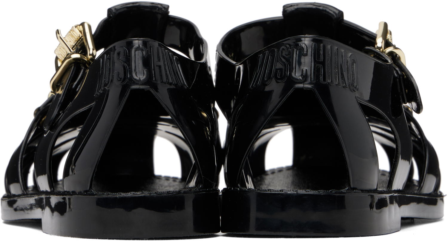 Doplnky Moschino Moschino Jelly Lettering Logo Sandals Čierna | MA16501G1M M20 000, 1