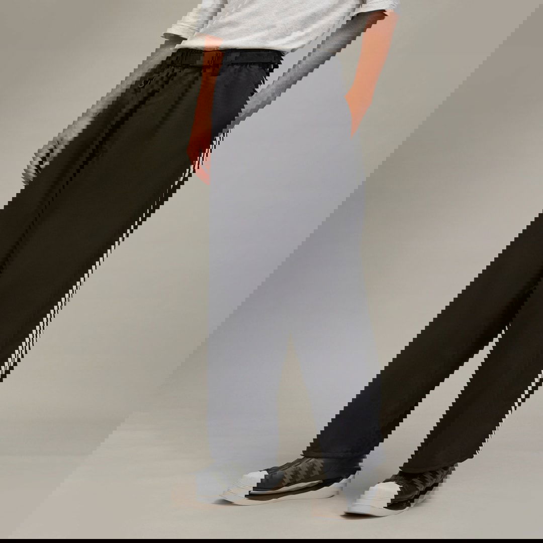 Nohavice Y-3 Refined Wool Open Wide Trousers Čierna | IW7455, 0