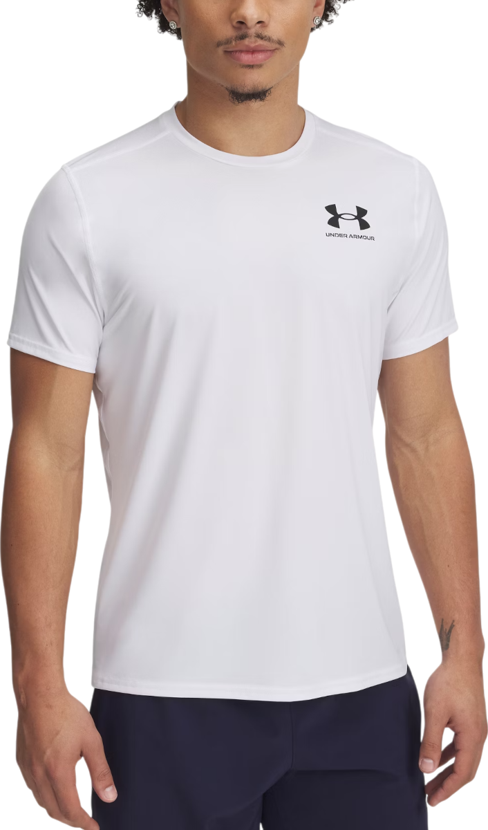 Tričko Under Armour Under Armour HeatGear Fitted T-Shirt Biela | 6000939-100, 0