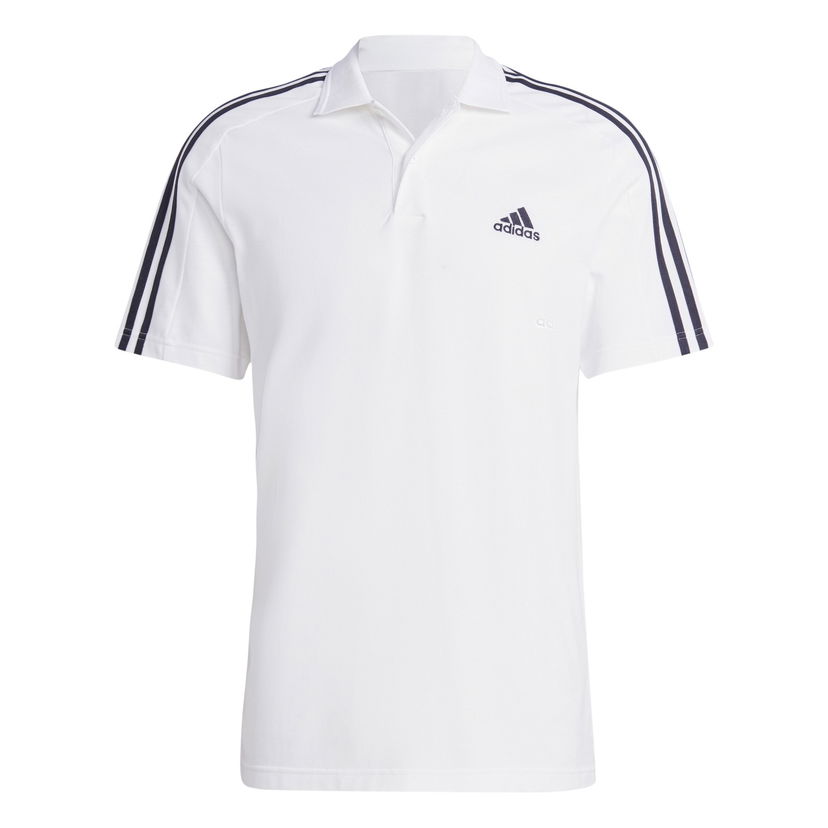 Polo tričko adidas Performance 3-Stripes Polo Shirt Biela | IC9312