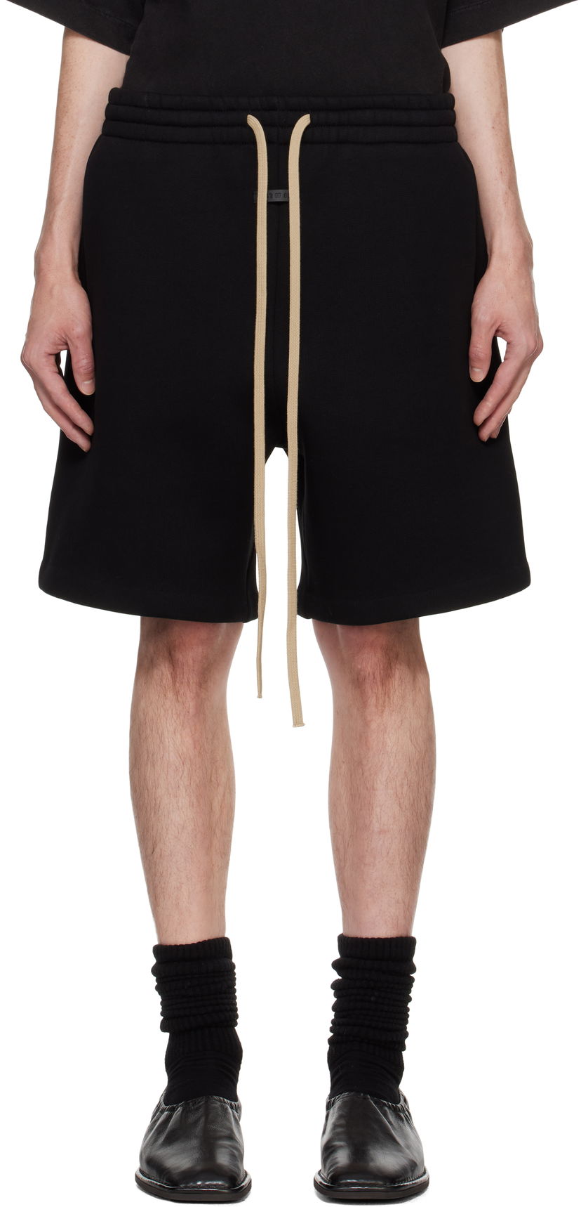 Šortky Fear of God Fleece Relaxed Shorts Čierna | FG24FW40-800FLC