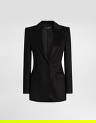 Dolce & Gabbana Single-Breasted Silk and Cashmere Jacket