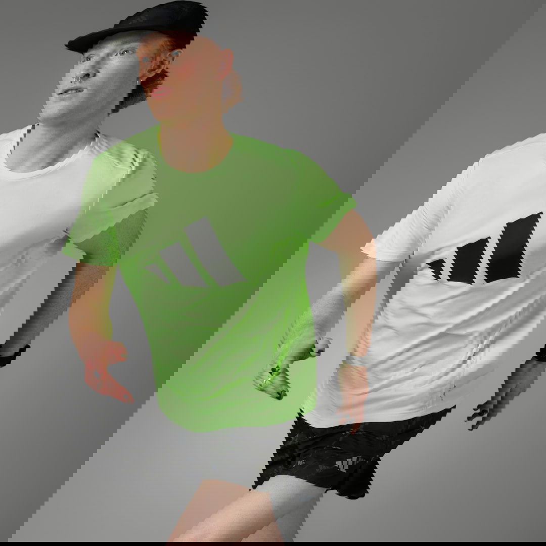 Tričko adidas Performance Run It Tee Zelené | IN0078, 0