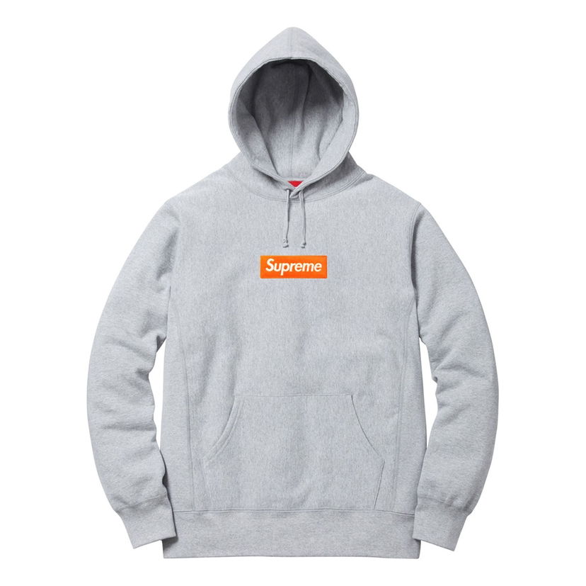 Mikina Supreme Fall-Winter 2017 Box Logo Hoodie Šedá | SUP-FW17-615