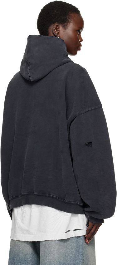 Mikina Balenciaga Safety Pin Logo Black Hoodie Čierna | 803265 TRVK3, 2