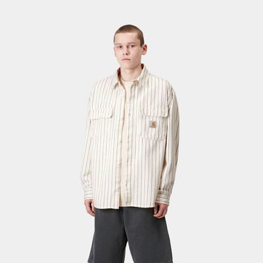 Košeľa Carhartt WIP Carhartt WIP Hendry Striped Shirt Jacket Biela | I034827_6, 0