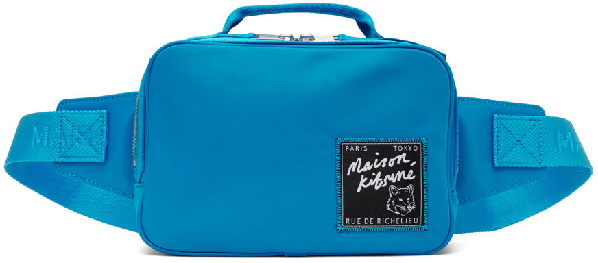 Ľadvinka MAISON KITSUNÉ Maison Kitsuné 'The Traveller' Belt Bag Modrá | MM05162WQ1001P451, 0