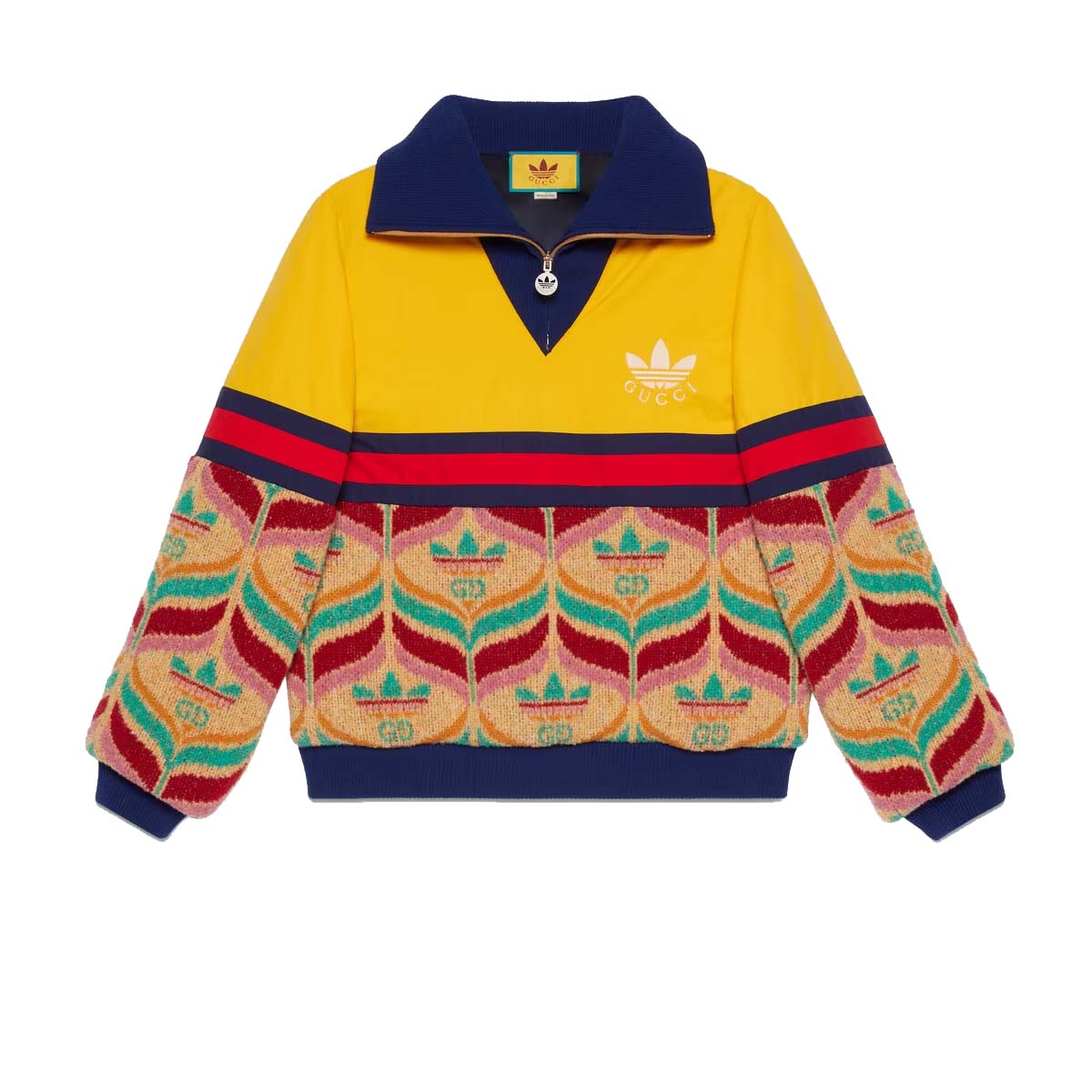 Bunda Gucci adidas x Half-Zip Jacket Žltá | 723088 XKCUR 2436, 0