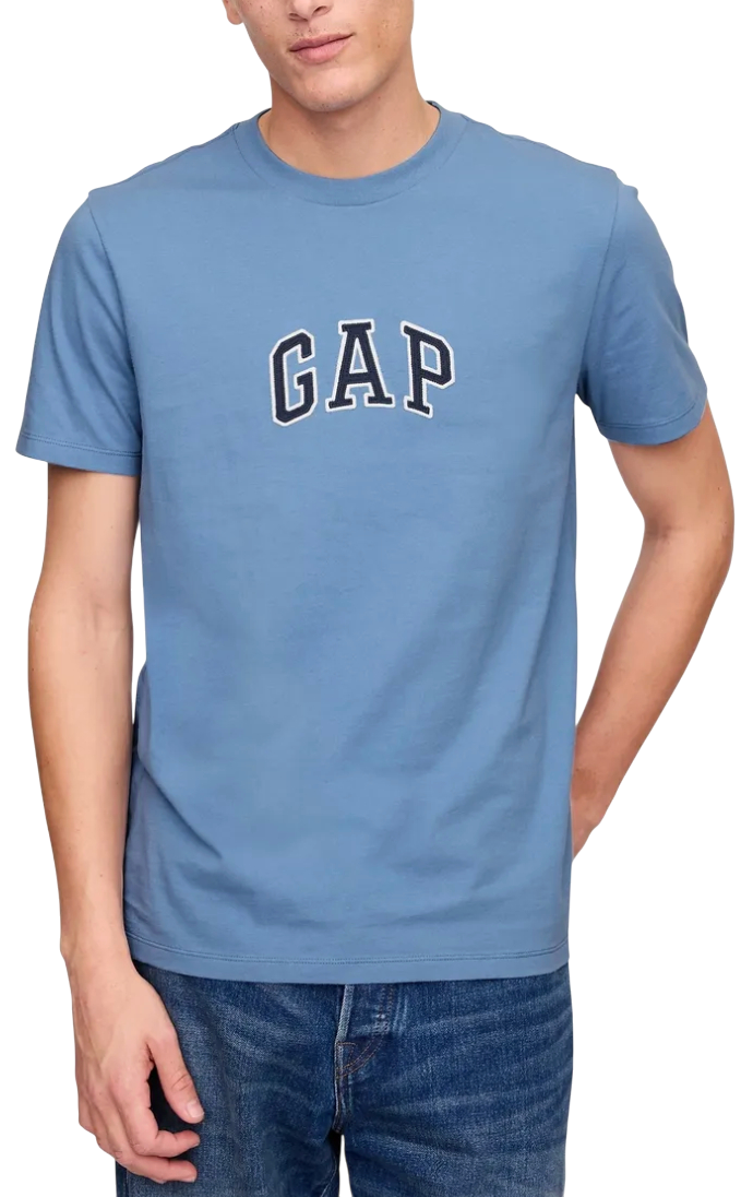 Tričko GAP T-Shirt New Arch Logo Modrá | 570044-36