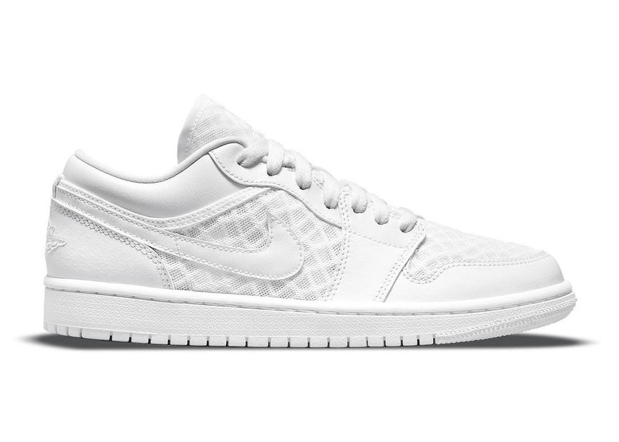 Tenisky a topánky Jordan Jordan 1 Retro Low Breathe Triple White (Women's) Biela | DC9508-100, 0