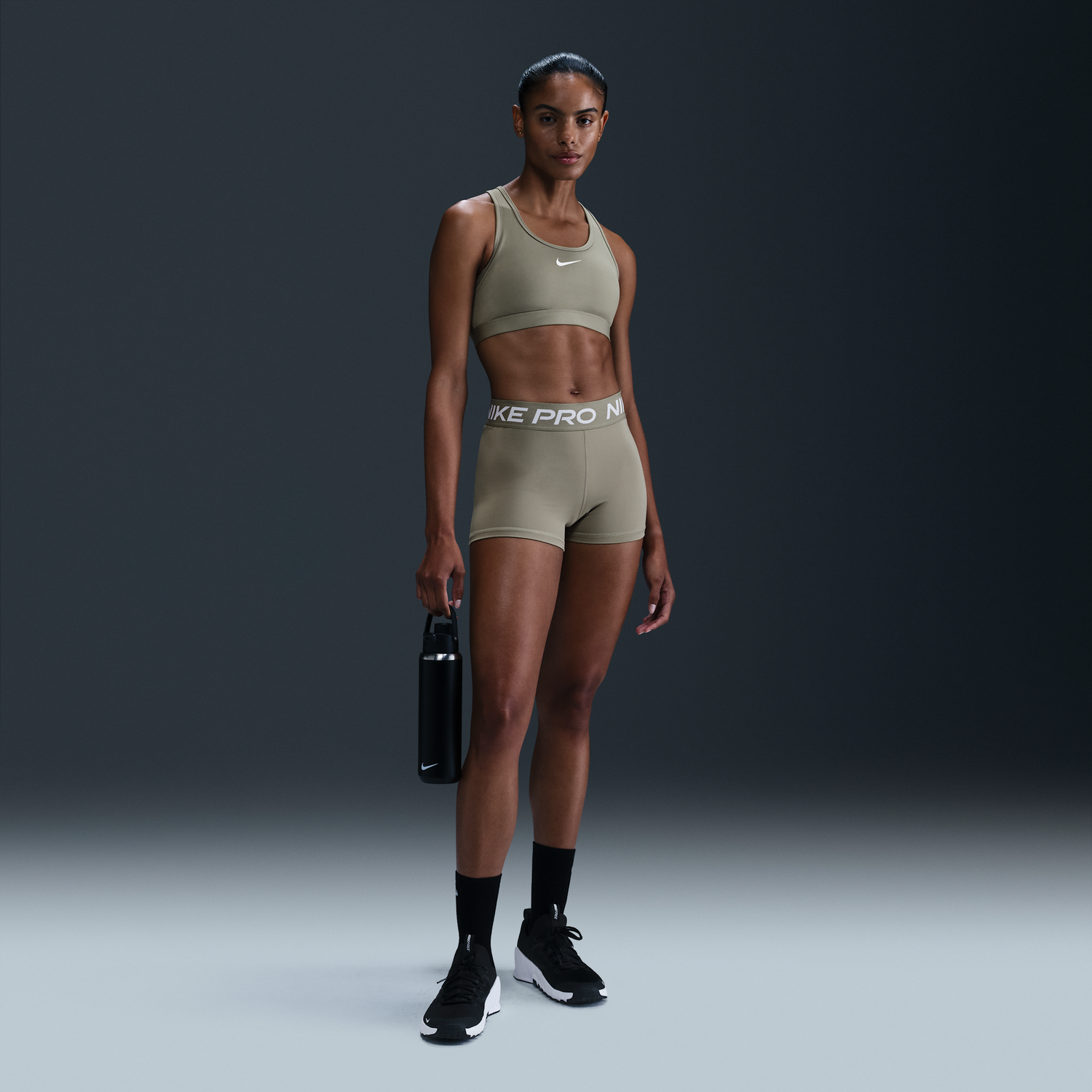 Podprsenka Nike Pro 3" Training Shorts Béžová | CZ9857-320, 0