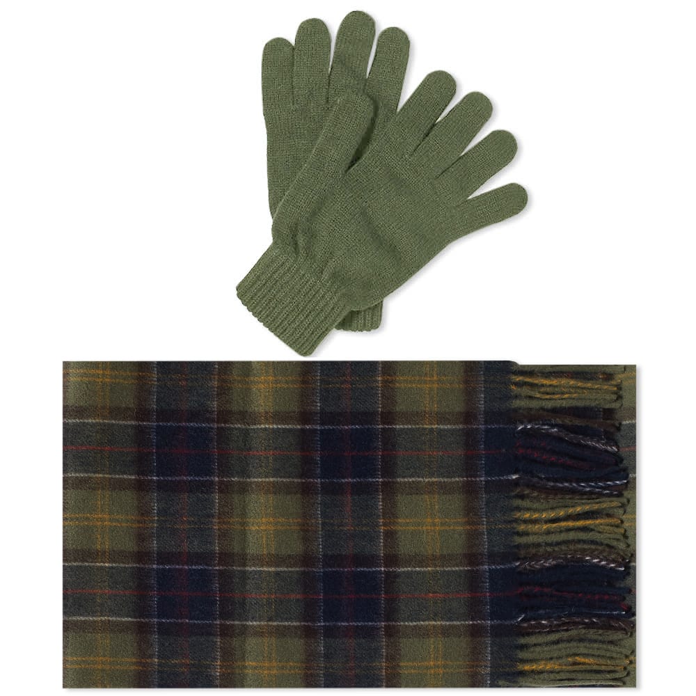 Šál Barbour Tartan Scarf & Glove Gift Set Rôznofarebný | MGS0018TN11, 0