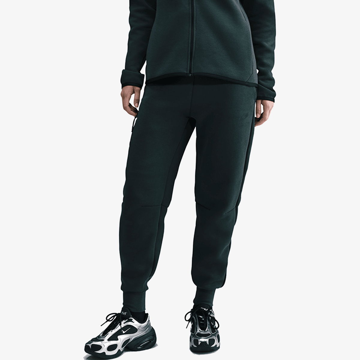 Tepláky Nike Tech Fleece Mid-Rise Joggers Čierna | HV6779-390, 0
